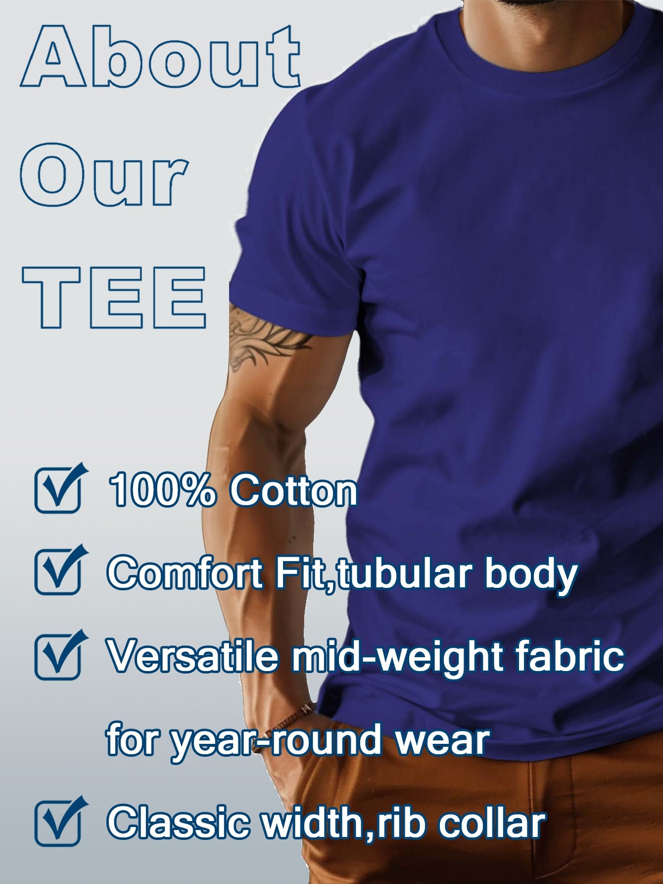 Men's 100% Cotton VINTAGE 1967 Graphic Print T-shirt, Casual Short Sleeve Crew Neck Tee, Men's Clothing For Summer Outdoor - SeviSa