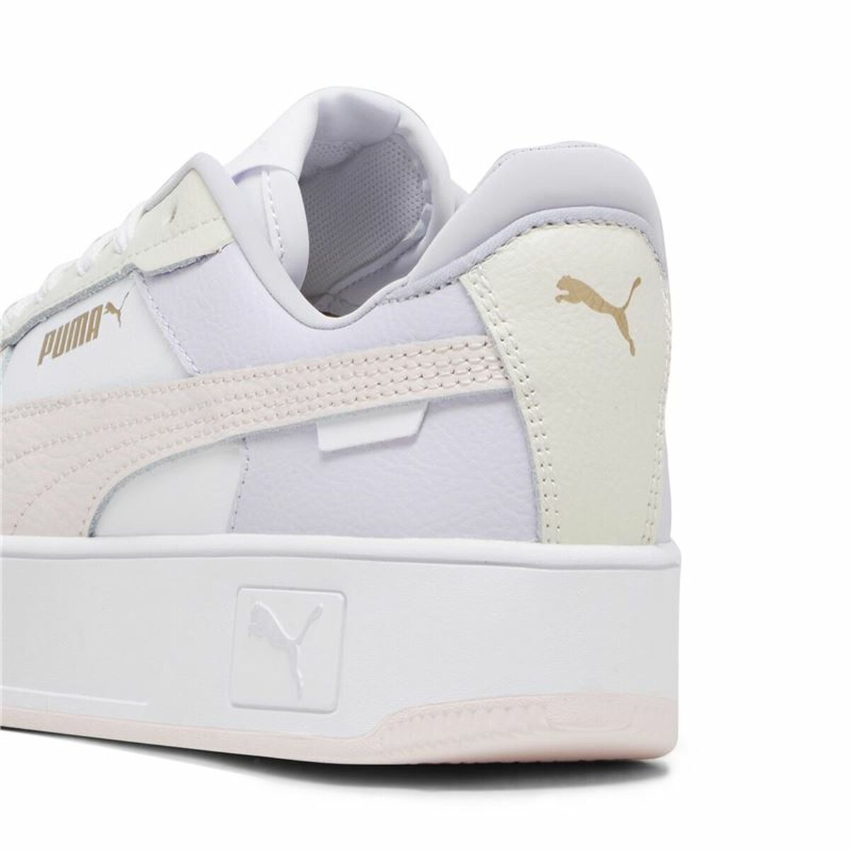 Women's casual trainers Puma Carina Street White-2