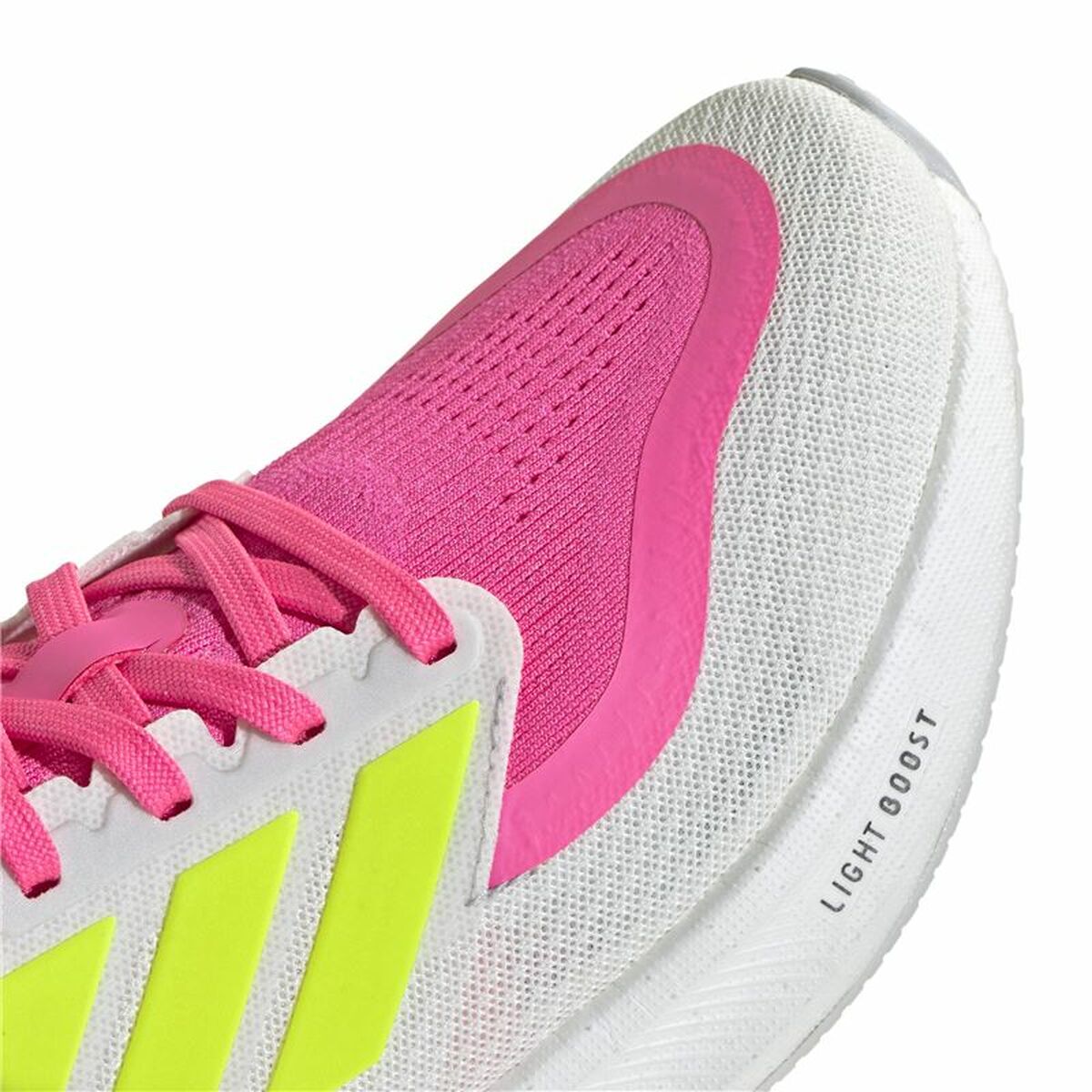 Running Shoes for Adults Adidas Pureboost 5 White Pink-2