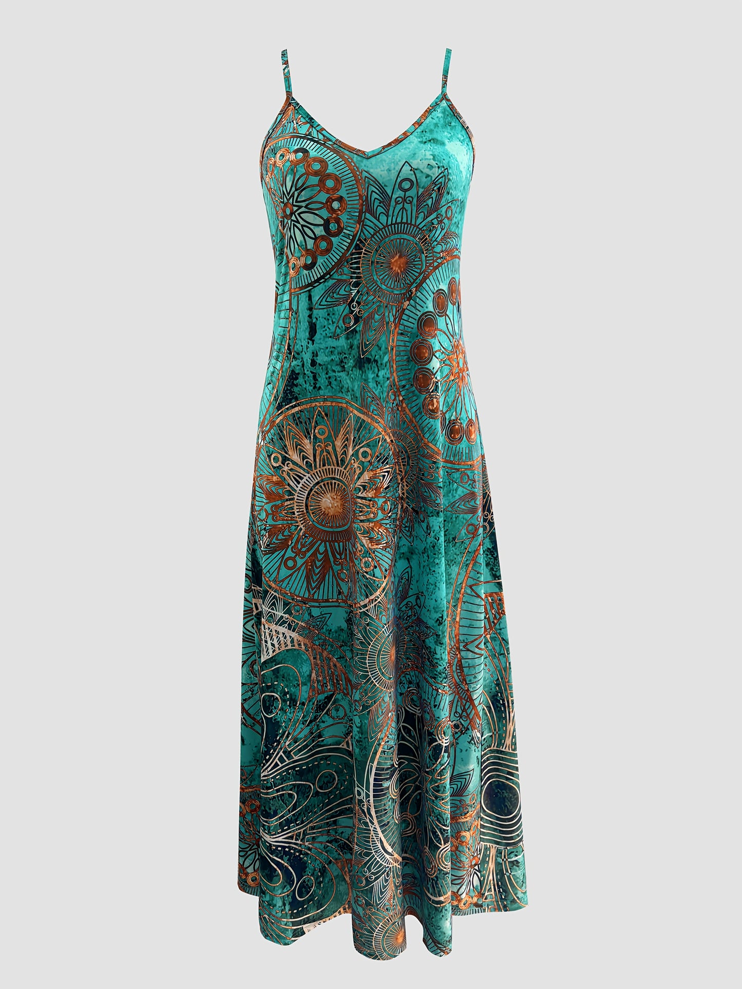 Women'S Fashionable Strapless Maxi Dress with Vibrant Floral Print - Stretchy, Comfortable, Casual Style for All Seasons, Casual Attire|Vibrant Print Dress|Stretchy Fabric - SeviSa