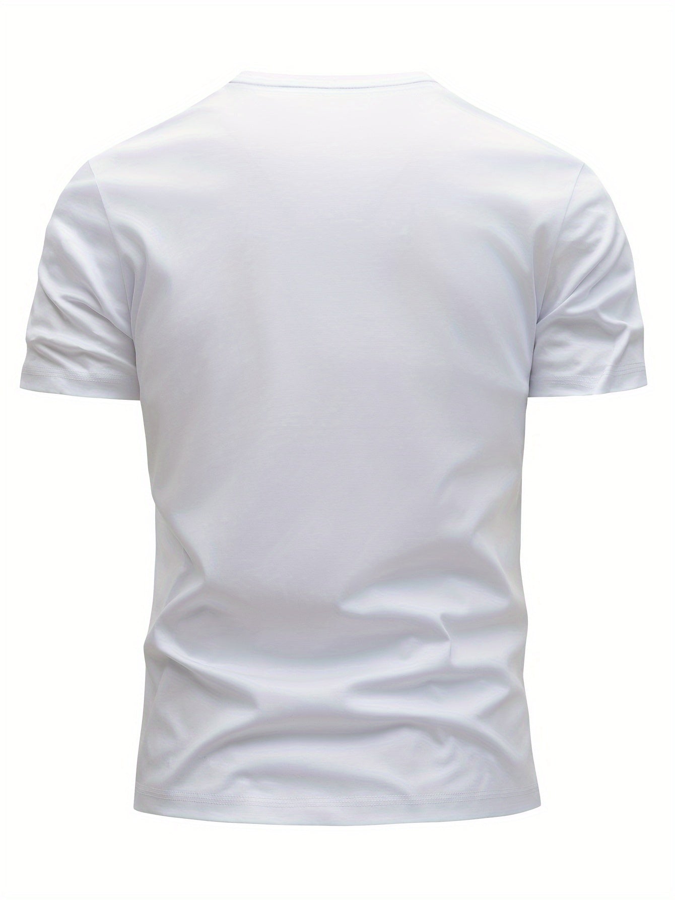 3pcs Men's 100% Cotton Graphic T-Shirts - Bold Bull Head & Letter Print, Slim Fit Short Sleeve Round Neck Tees for Summer Casual Wear, Breathable & Machine Washable, Everyday Comfort | Durable Fabric - SeviSa