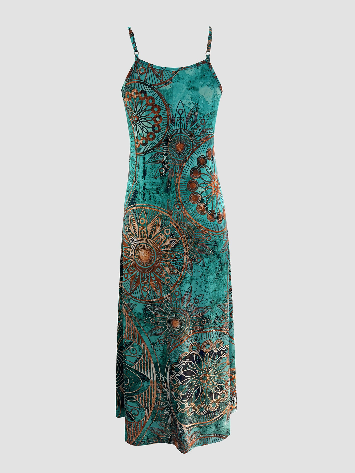 Women'S Fashionable Strapless Maxi Dress with Vibrant Floral Print - Stretchy, Comfortable, Casual Style for All Seasons, Casual Attire|Vibrant Print Dress|Stretchy Fabric - SeviSa