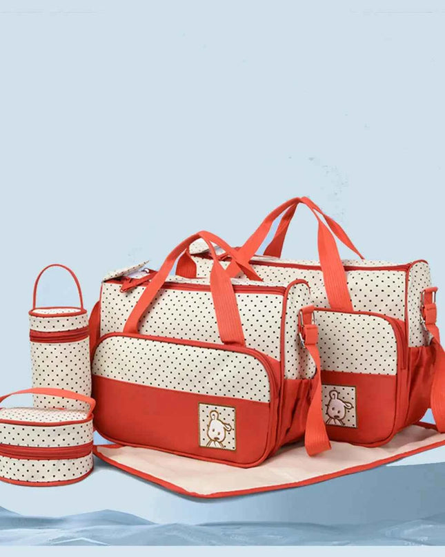 Oxford Cloth Contrast 4 Piece Bag Set