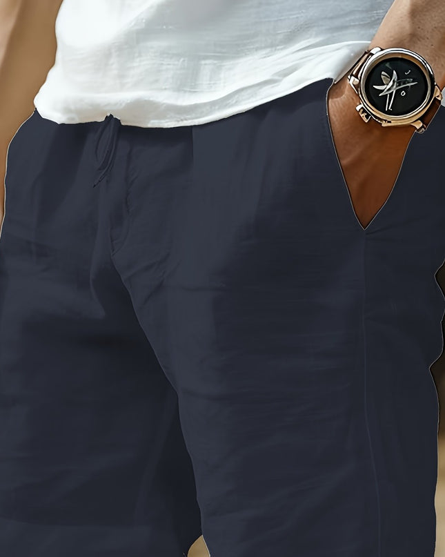 Ready-To-Ship Men'S Print Streetwear Casual Pants with a Washed Wrinkled Look for Cross-Border E-Commerce, Plus Size - SeviSa