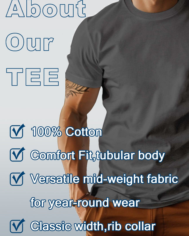 Men's 100% Cotton VINTAGE 1967 Graphic Print T-shirt, Casual Short Sleeve Crew Neck Tee, Men's Clothing For Summer Outdoor - SeviSa