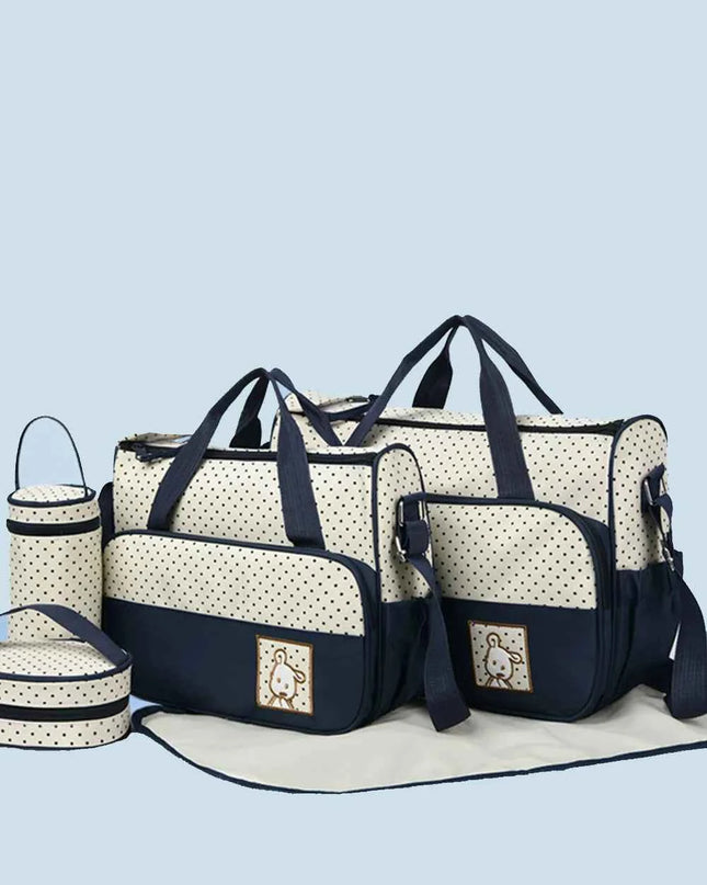 Oxford Cloth Contrast 4 Piece Bag Set