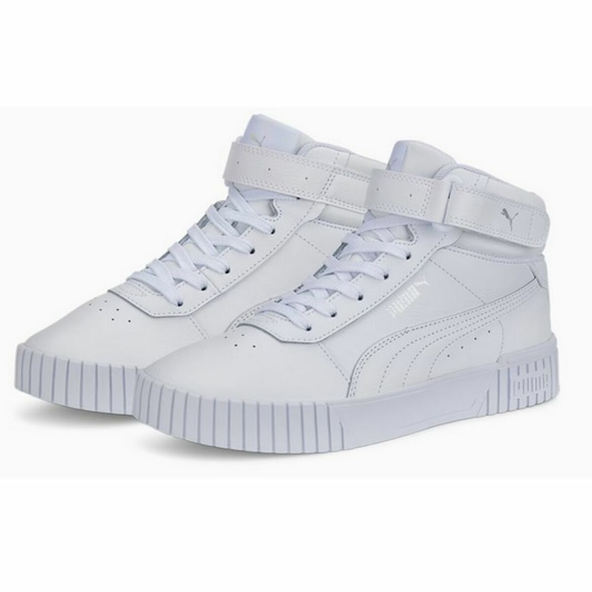 Women's casual trainers Puma CARINA 2.0 MID 385851 02 White-5
