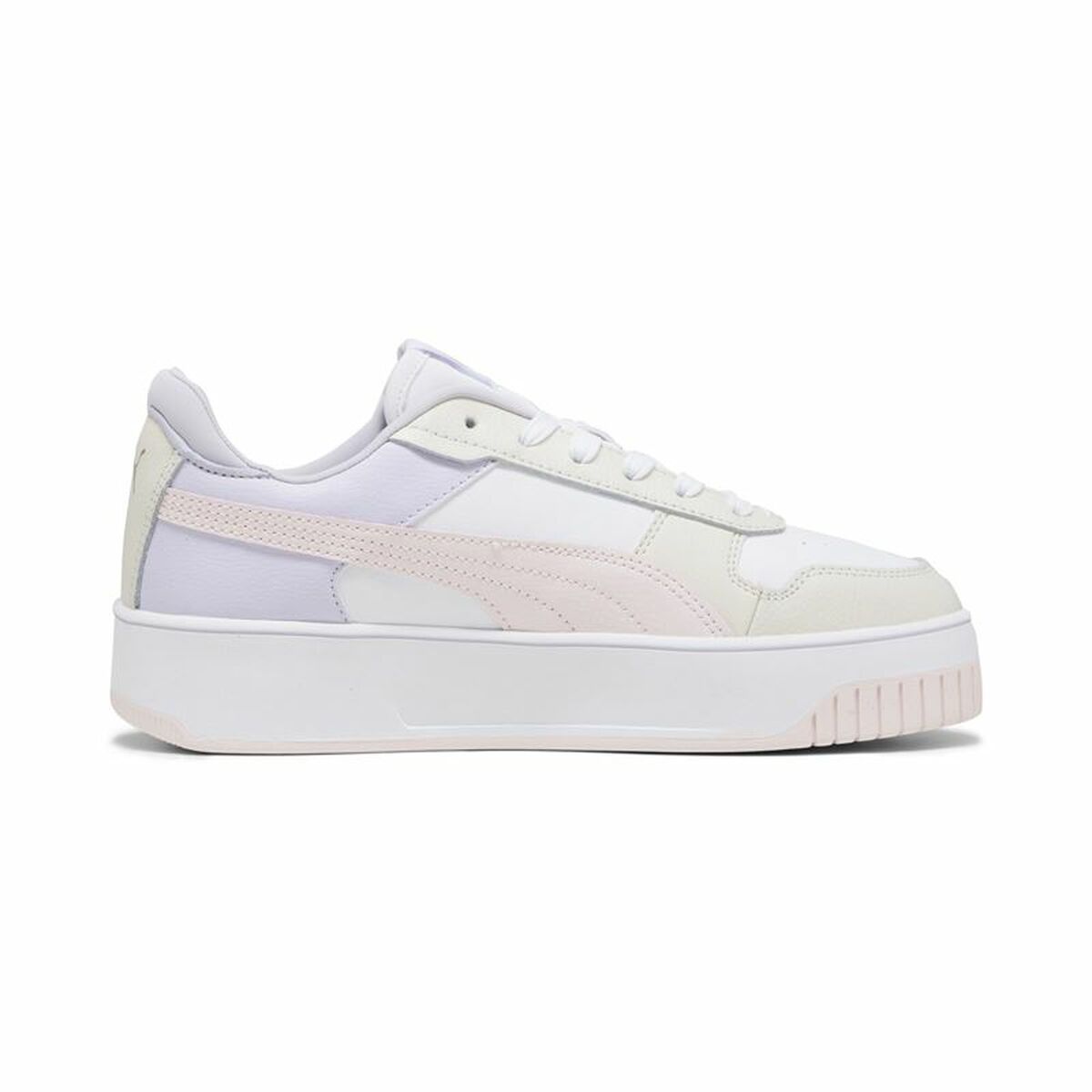 Women's casual trainers Puma Carina Street White-5