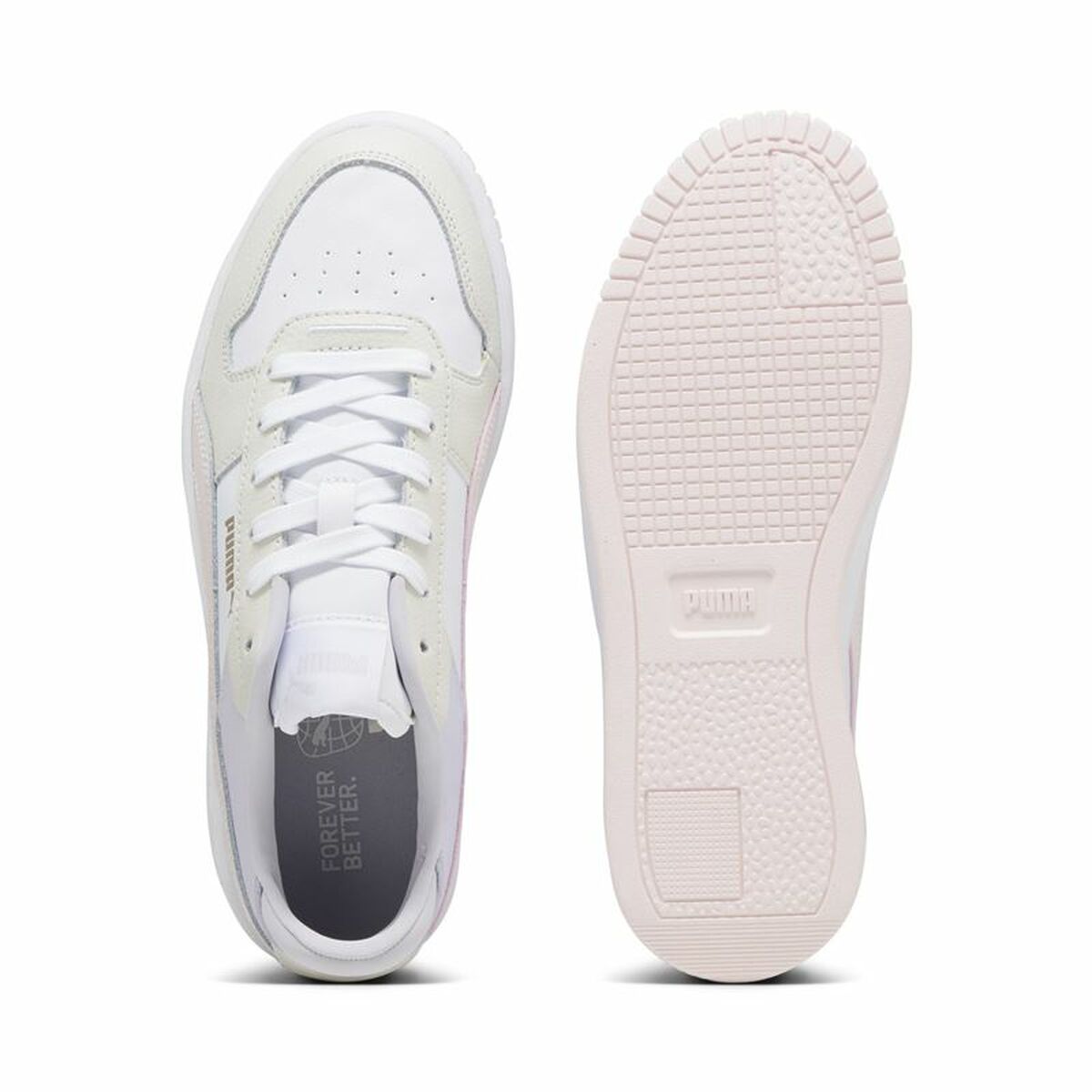 Women's casual trainers Puma Carina Street White-4
