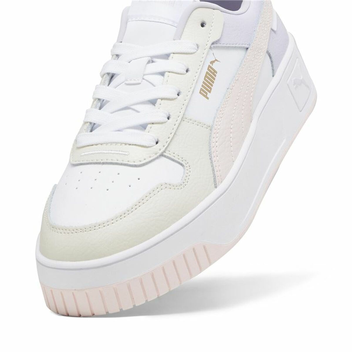 Women's casual trainers Puma Carina Street White-3