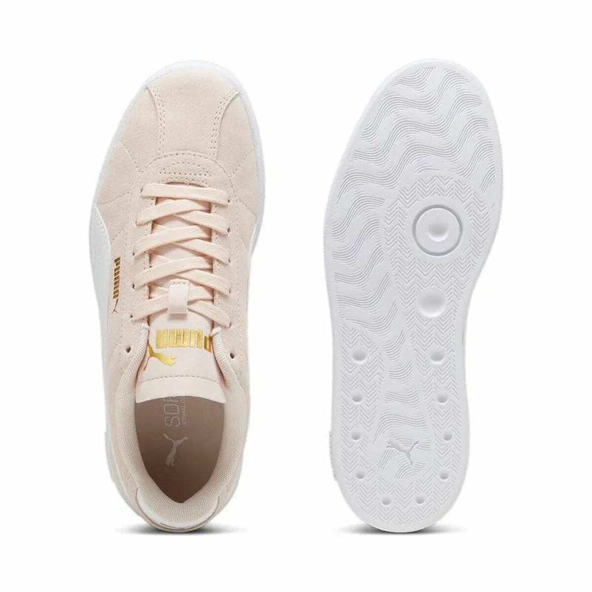 Women's casual trainers Puma Puma Club II White-5