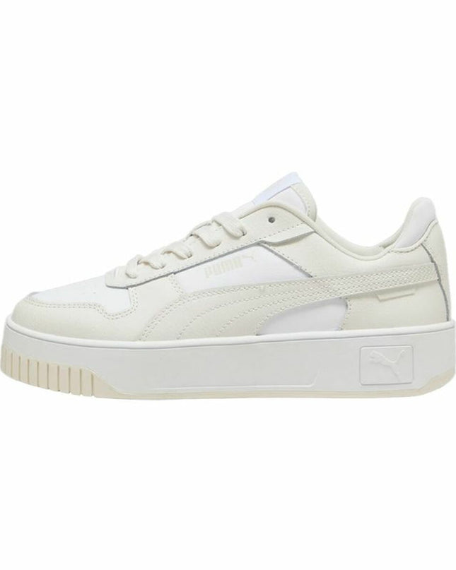 Women's casual trainers Puma Carina Street White-4