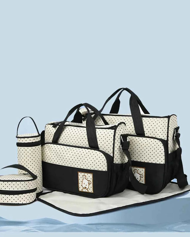 Oxford Cloth Contrast 4 Piece Bag Set