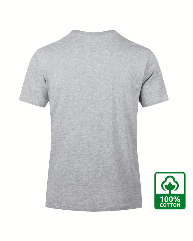 3pcs Men'S 180GSM Cotton Short Sleeve T-Shirts - Regular Fit Round Neck with Bold Skull & Fishbone Print - SeviSa