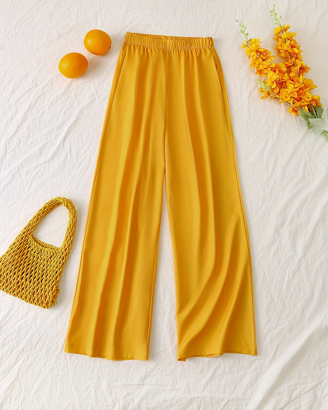 Women'S Beach Vacation Cartoon Sun Print Long Sleeve Shirt + Pants Set, Perfect for Outdoor