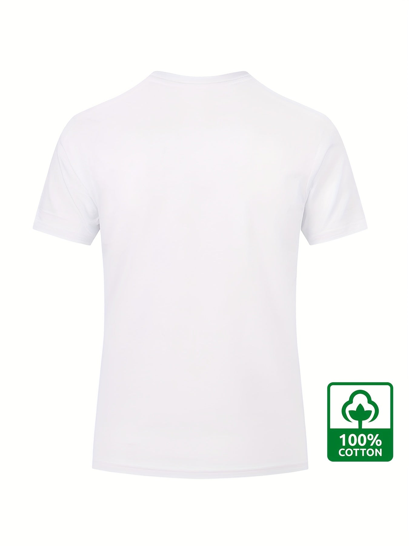 3pcs Men'S 180GSM Cotton Short Sleeve T-Shirts - Regular Fit Round Neck with Bold Skull & Fishbone Print - SeviSa