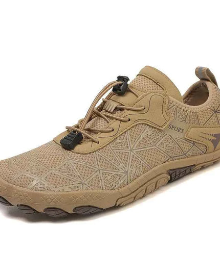 Elastic Lock Laces Mesh Contrast Breathable Athletic