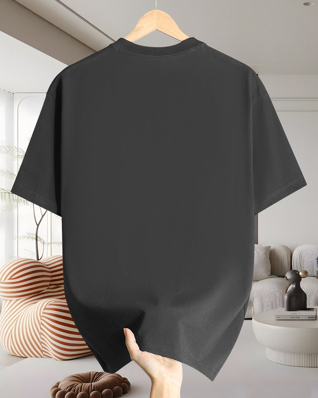 Men's 200g 100% Cotton Short Sleeve T-Shirt - White Casual Round Neck Tee with Geometric Pattern, Breathable Summer Top, Machine Washable Regular Fit, Everyday Apparel, Graphic Camel Design, Soft Fabric, Versatile Top, Minima - SeviSa