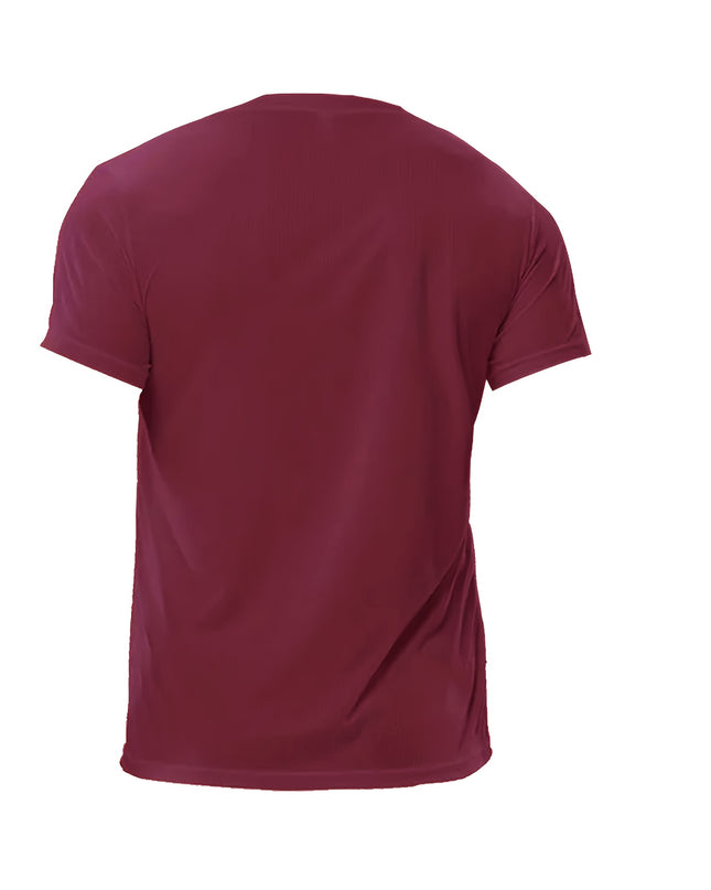 10pcs Men's Quick-Dry Athletic T-Shirts - Breathable, Moisture-Wicking Short Sleeve Shirts for Gym, Running & Training, Lightweight & Comfortable, Assorted Colors (Burgundy, Army Green, Navy, Khaki, Black, White, Gray, Maroon - SeviSa