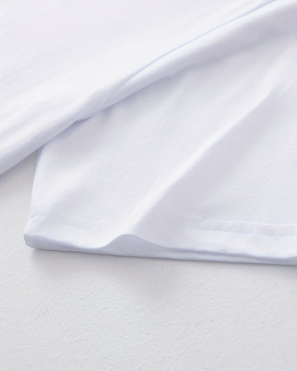 Set of 3 100% Cotton T-Shirts, Casual Letter Print Tees, Men'S Round Neck Tops, Perfect for Summer. - SeviSa