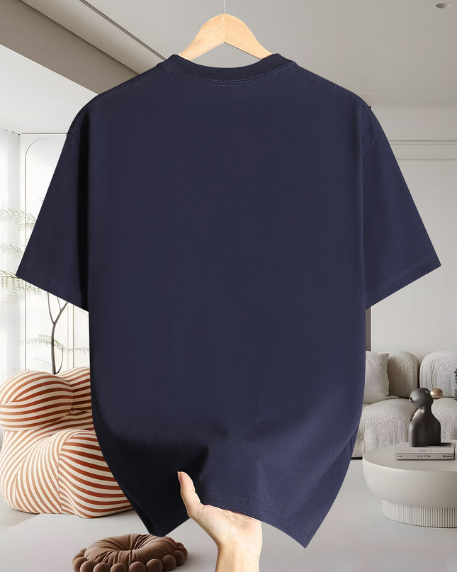 Men's 200g 100% Cotton Short Sleeve T-Shirt - White Casual Round Neck Tee with Geometric Pattern, Breathable Summer Top, Machine Washable Regular Fit, Everyday Apparel, Graphic Camel Design, Soft Fabric, Versatile Top, Minima - SeviSa
