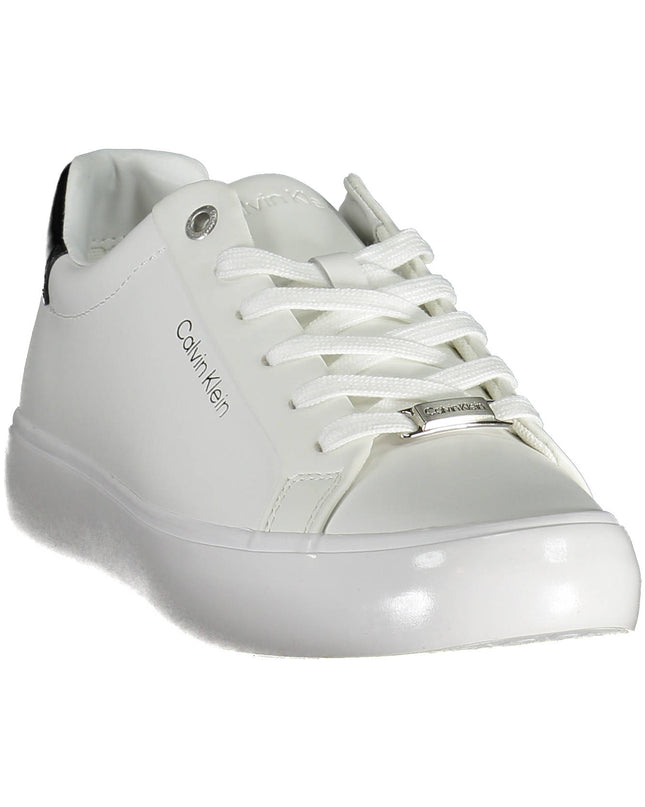 CALVIN KLEIN WHITE WOMEN'S SPORT SHOES-1