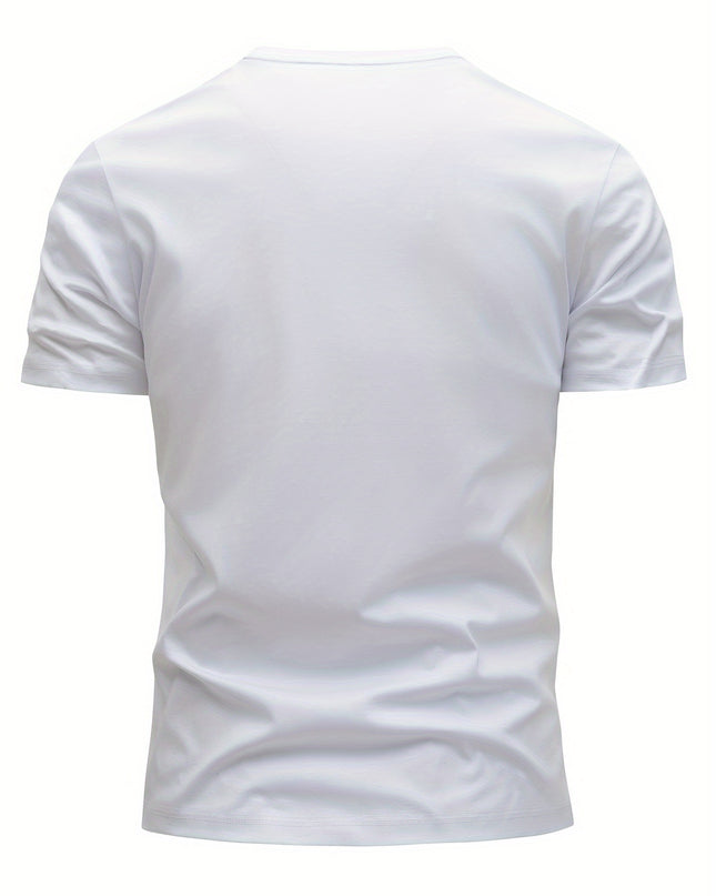 3pcs Men'S 100% Cotton T-Shirts - Casual Crew Neck, Breathable & Lightweight with Stylish "HIGH VOLTAGE" Graphic - Perfect for Summer, Summer Clothing|Sleek Tshirt|Comfortable Fit - SeviSa