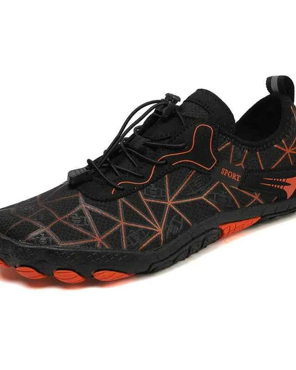 Elastic Lock Laces Mesh Contrast Breathable Athletic