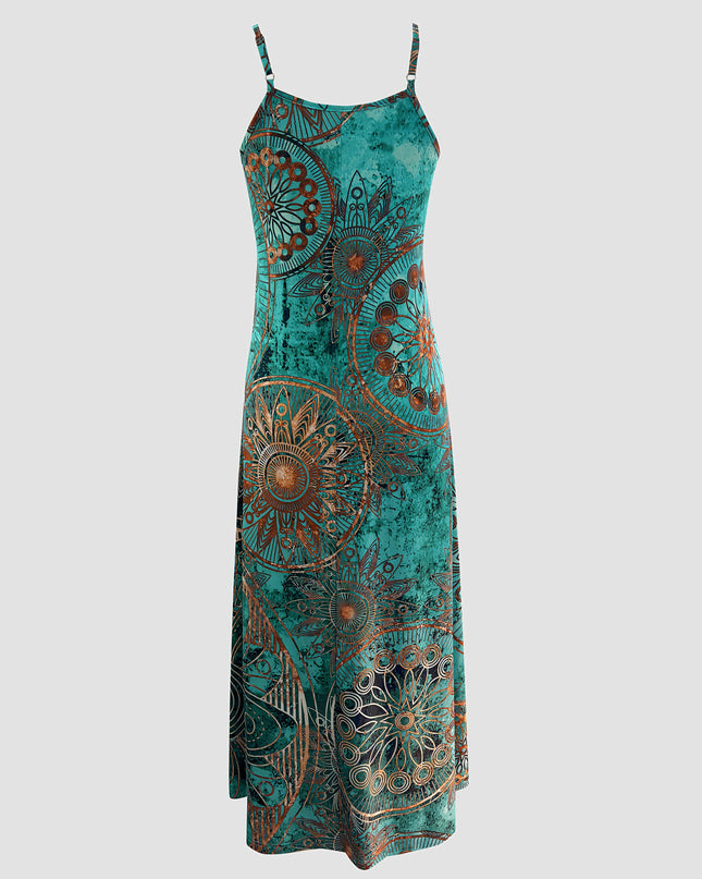 Women'S Fashionable Strapless Maxi Dress with Vibrant Floral Print - Stretchy, Comfortable, Casual Style for All Seasons, Casual Attire|Vibrant Print Dress|Stretchy Fabric - SeviSa